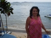Kathy on the Bolongo Pool Deck